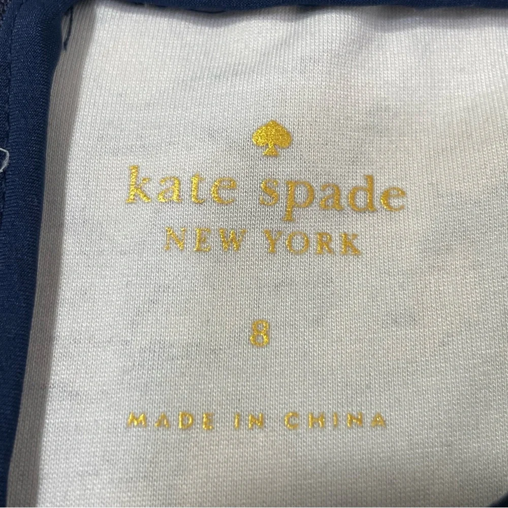 Kate Spade Broome Street Leopard Ponte Dress Size 8